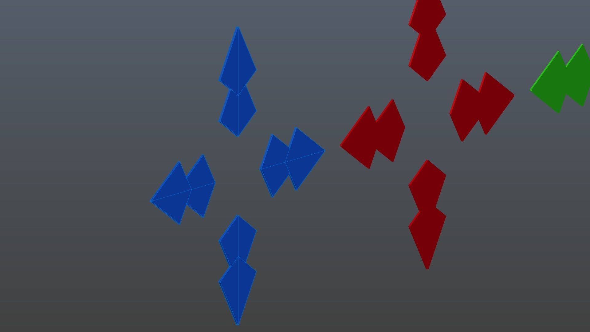 Low poly arrow 8 Low-poly 3D model_10