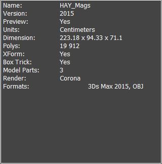 HAY Mags  3D model_6