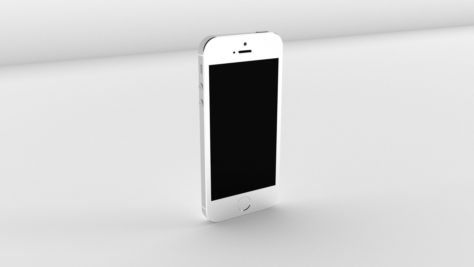 iPhone 5s Free low-poly 3D model_2