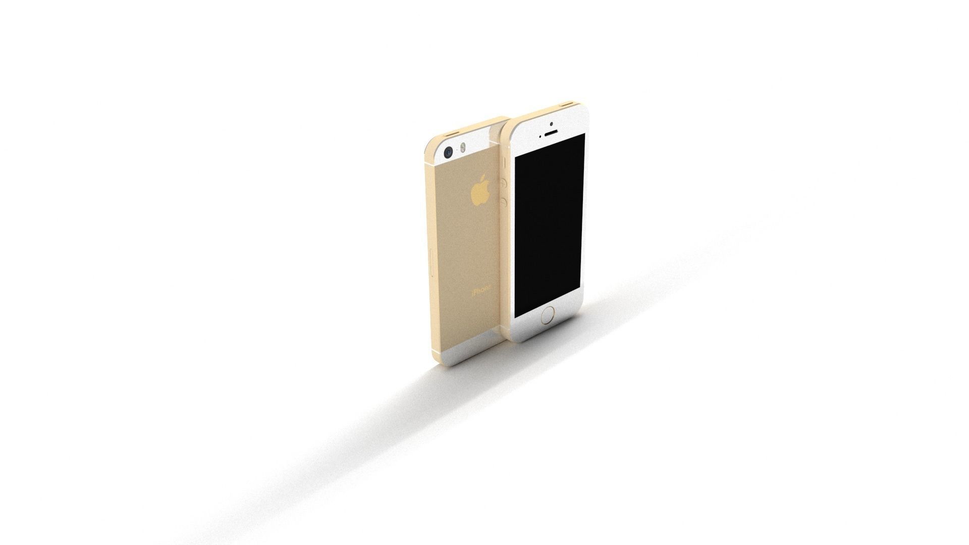 iPhone 5s Free low-poly 3D model_4