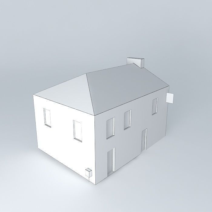 Viroflay village 10 r J Rey Free 3D model_3