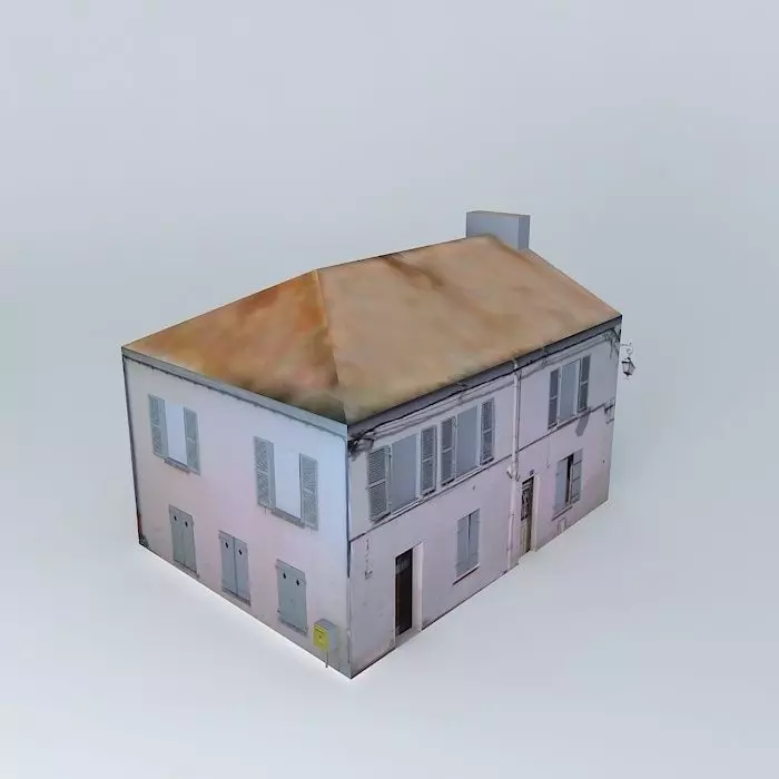 Viroflay village 10 r J Rey Free 3D model_0