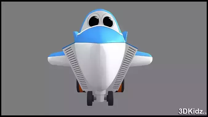 3d model  toys and games  vehicle toy airplane kids toys 