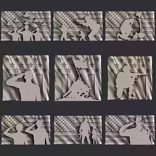 3d STL models for CNC router souvenir USA