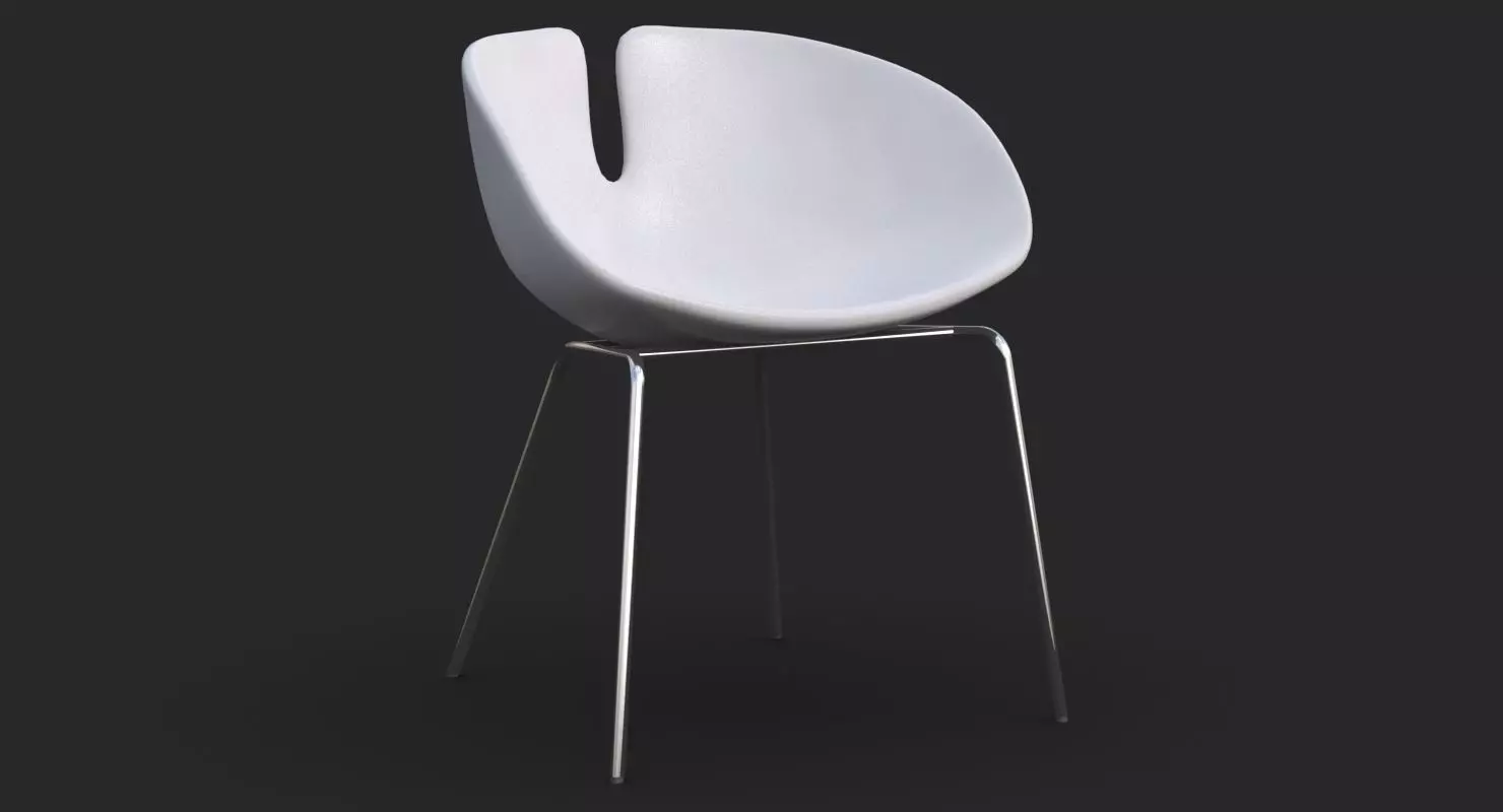 Fjord inox White Mental Ray 3D model