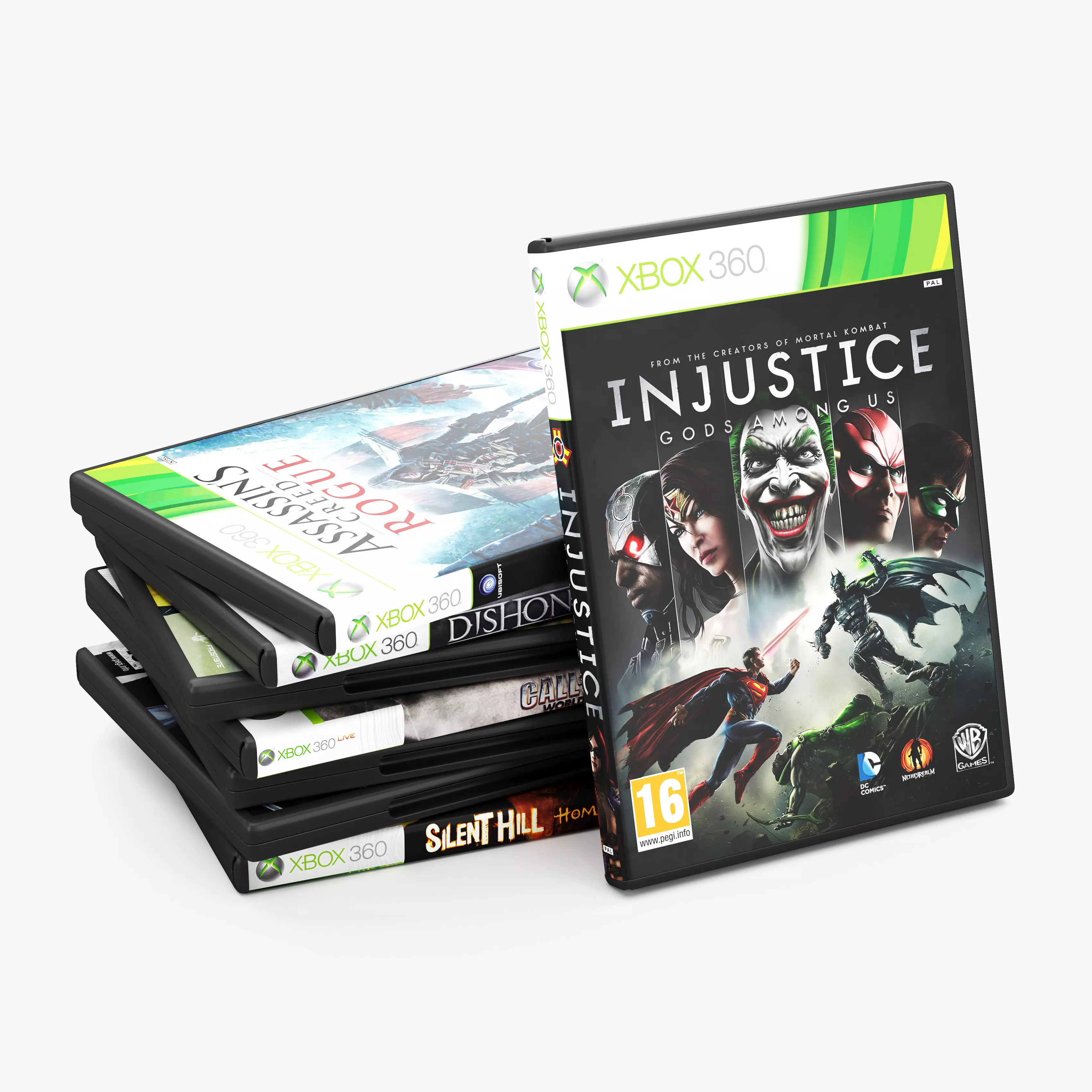 DVD cases for Xbox 360 3D model_0