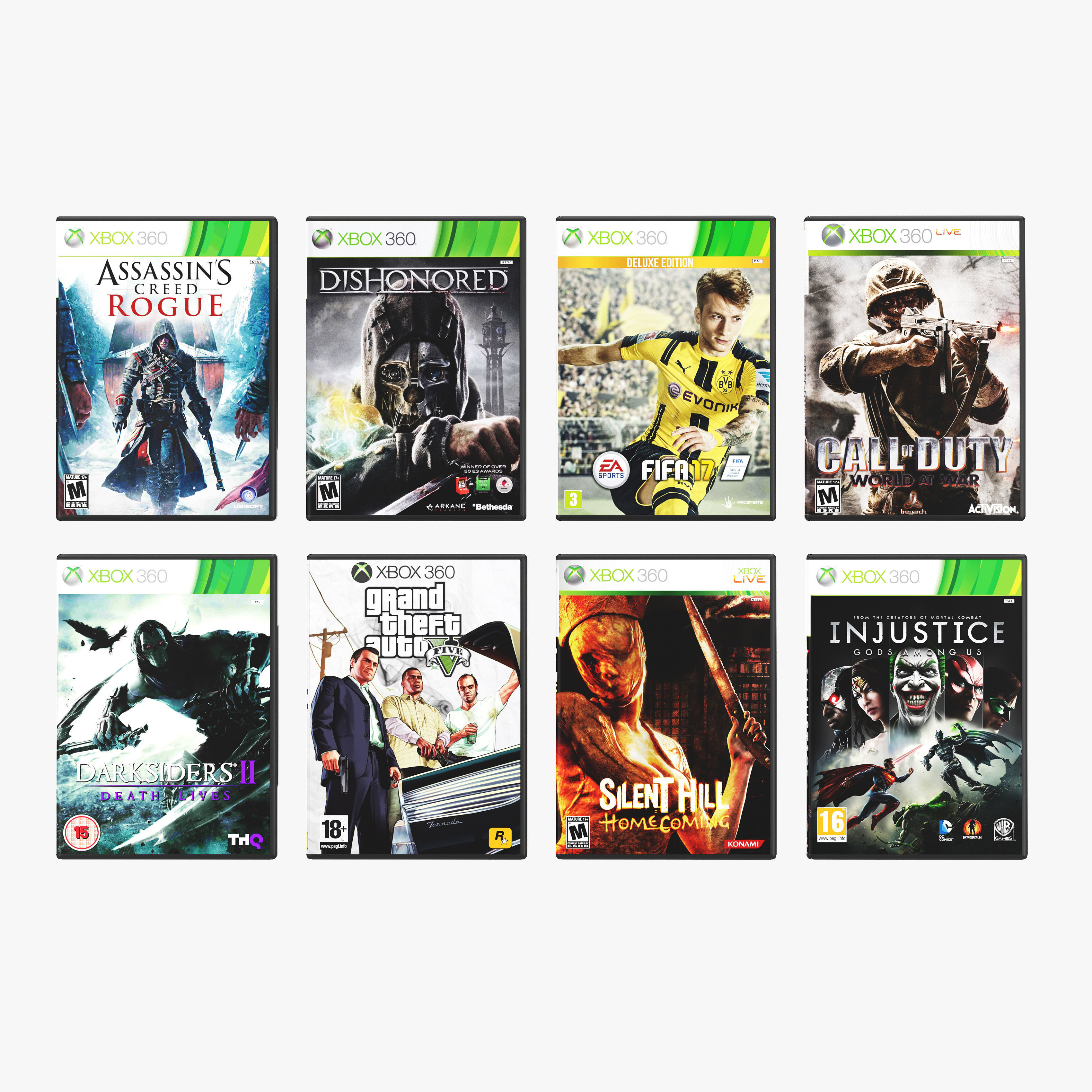 DVD cases for Xbox 360 3D model_2