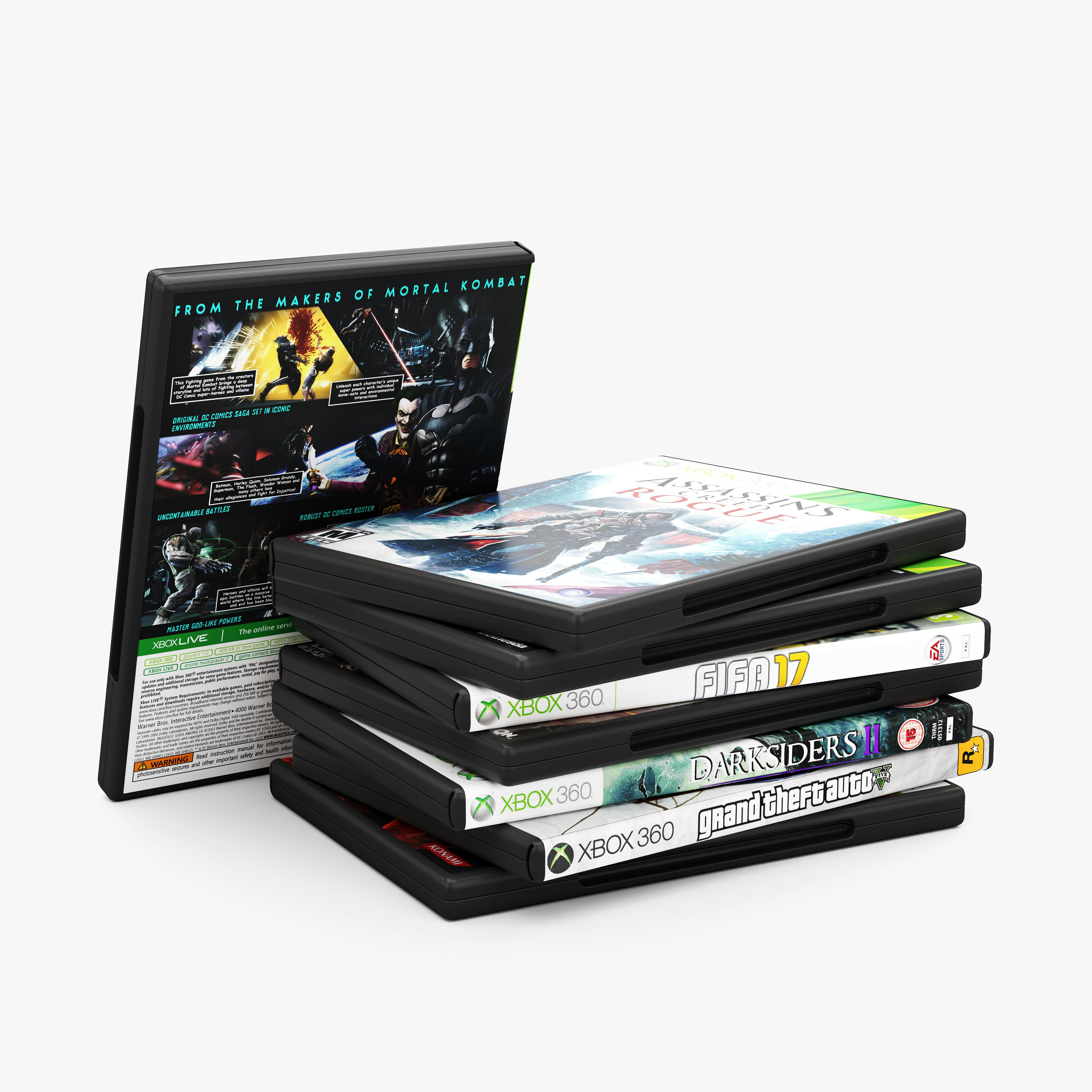 DVD cases for Xbox 360 3D model_3