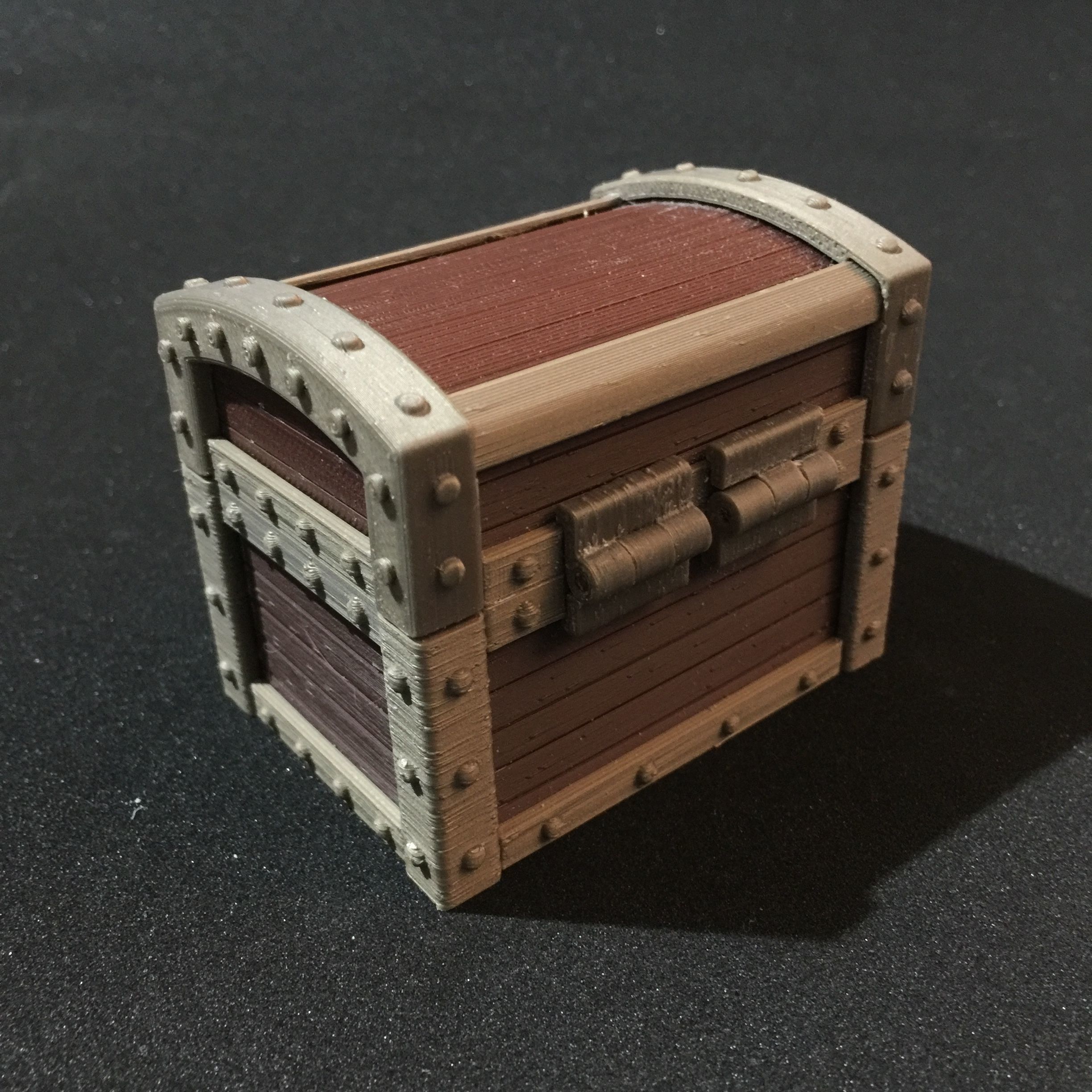 Treasure Chest Ring Box Mk 2 3D print model_3