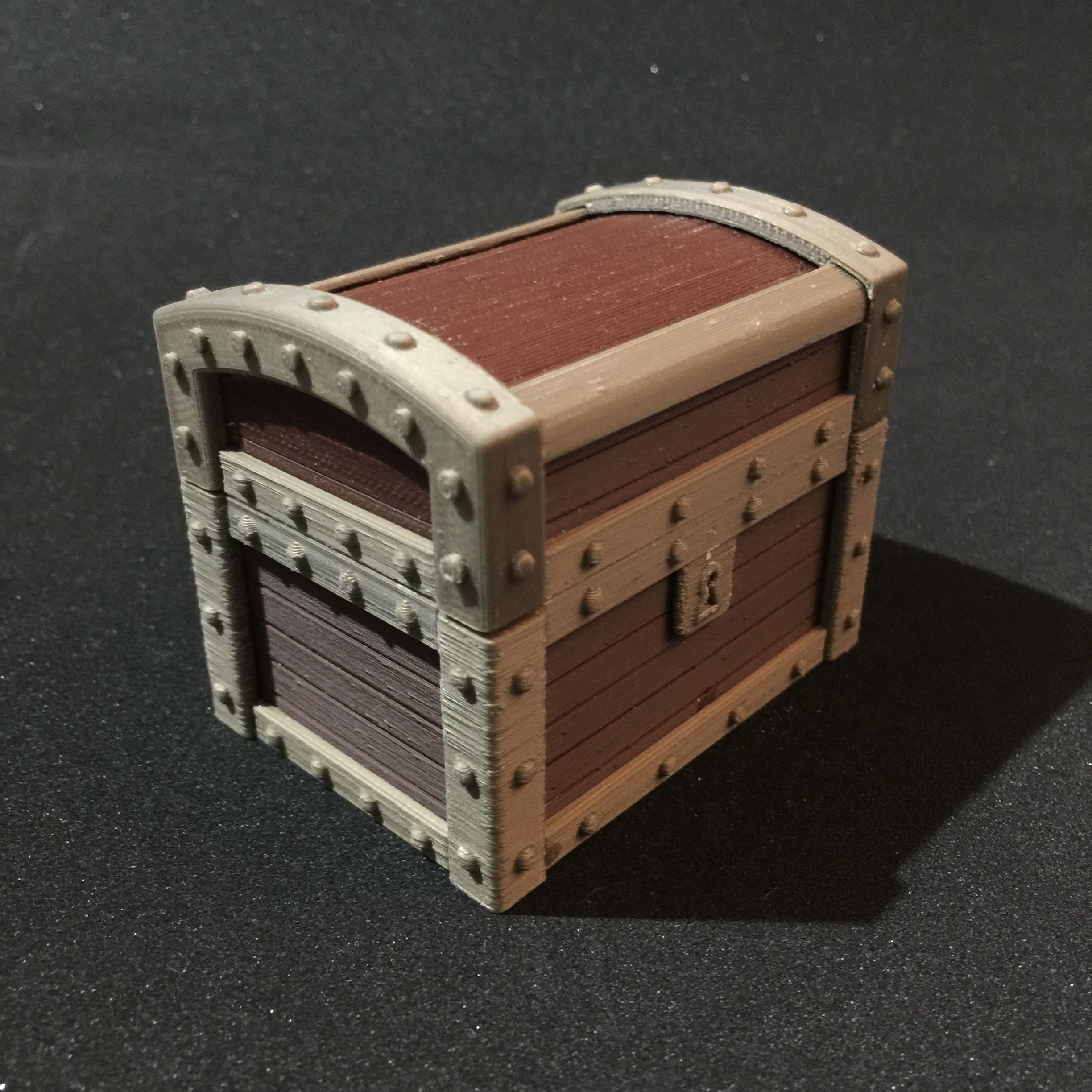 Treasure Chest Ring Box Mk 2 3D print model_1