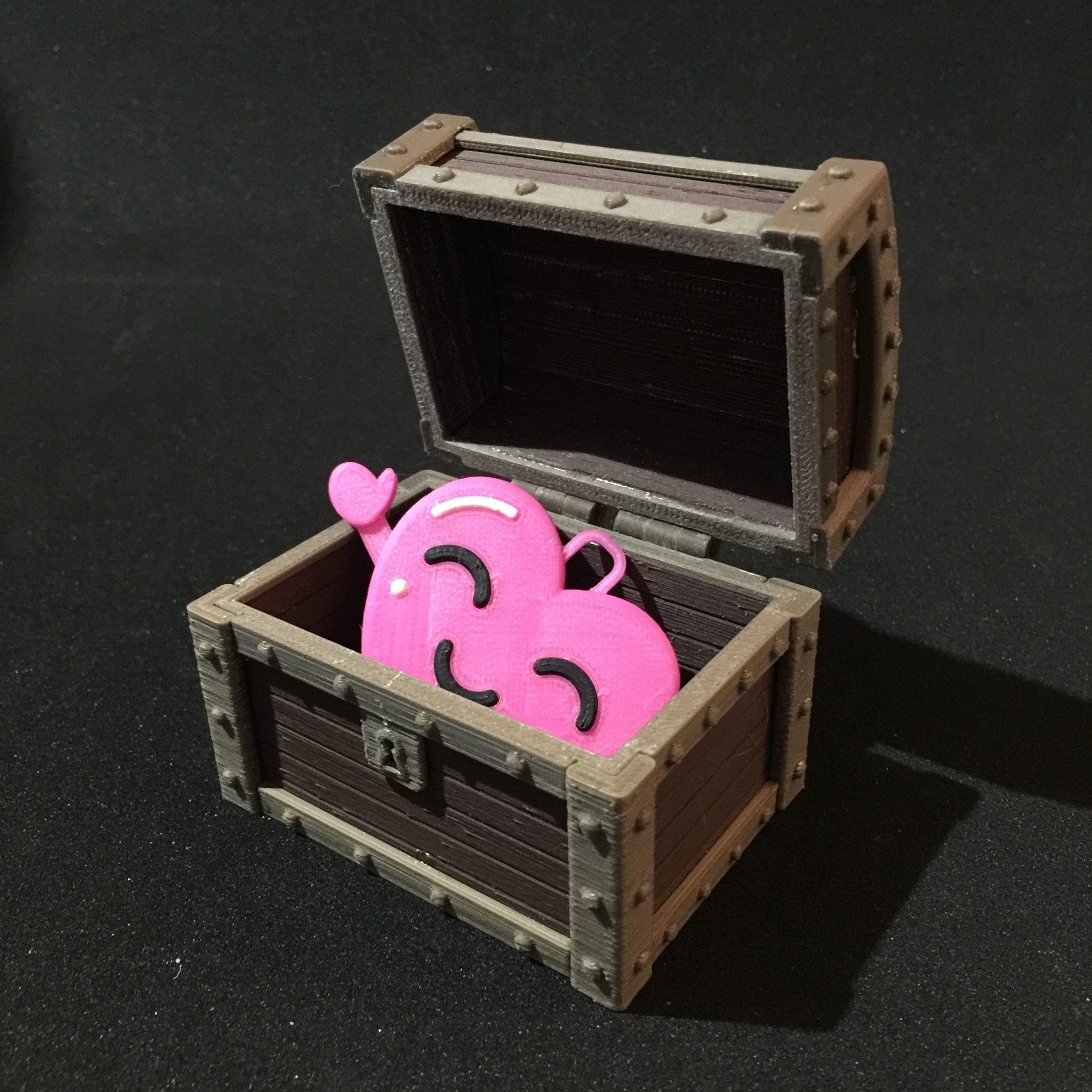 Treasure Chest Ring Box Mk 2 3D print model_7