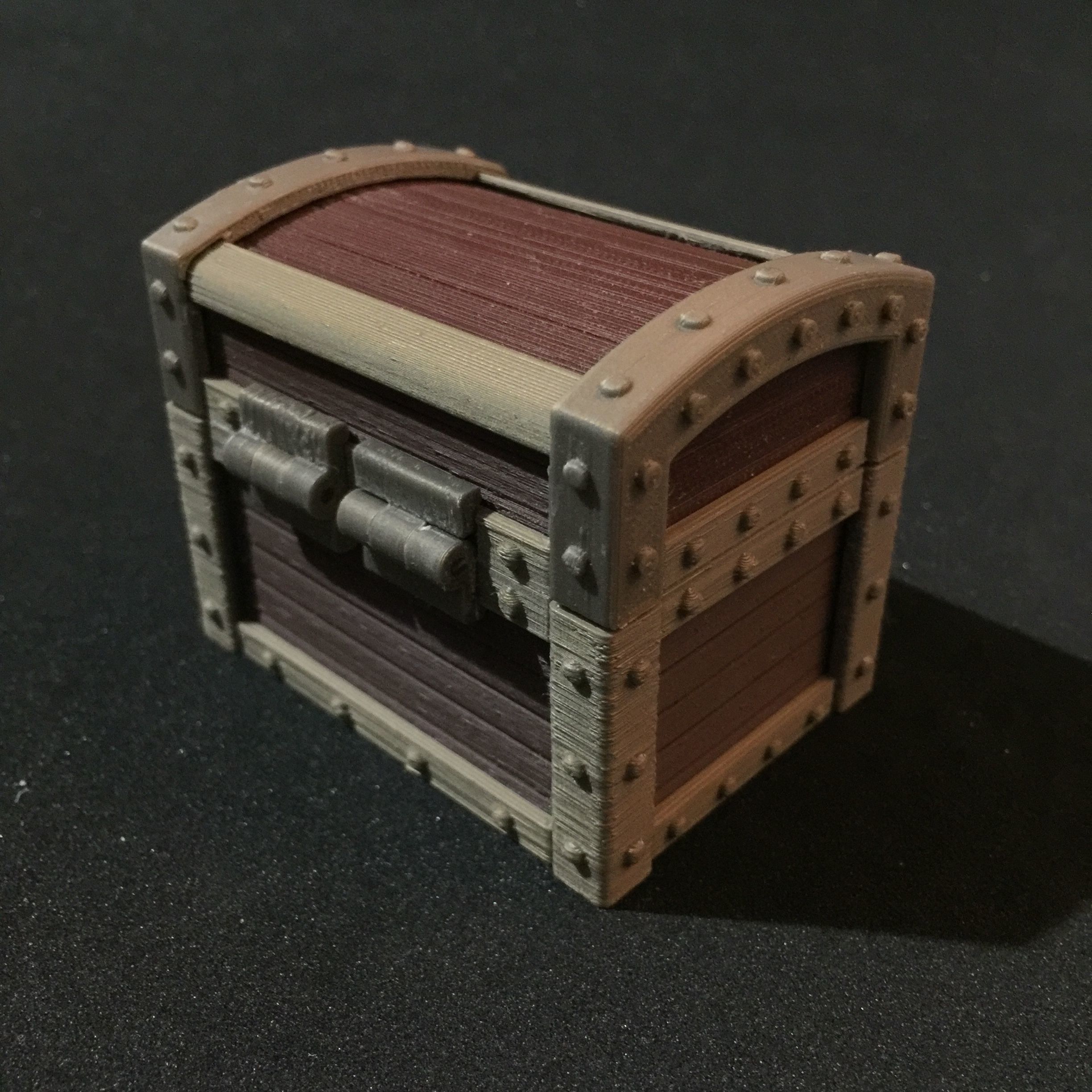 Treasure Chest Ring Box Mk 2 3D print model_2