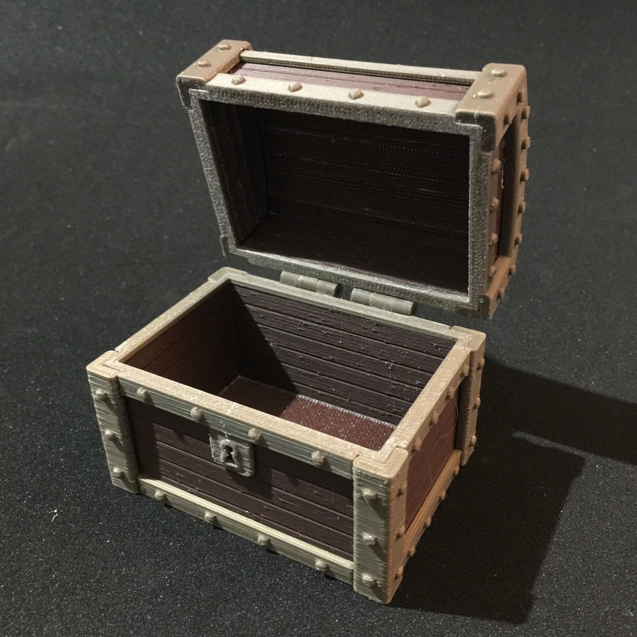 Treasure Chest Ring Box Mk 2 3D print model_4