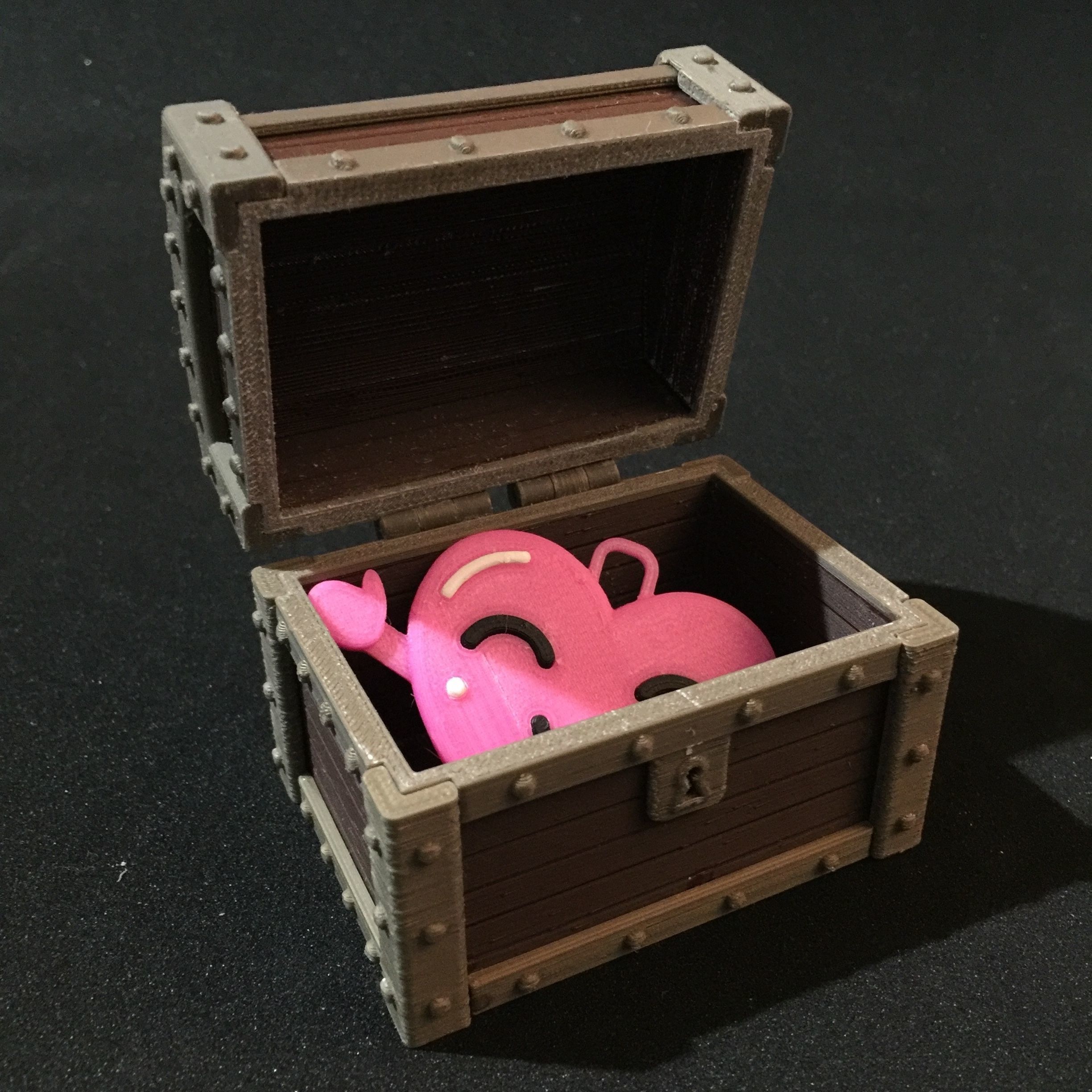 Treasure Chest Ring Box Mk 2 3D print model_6