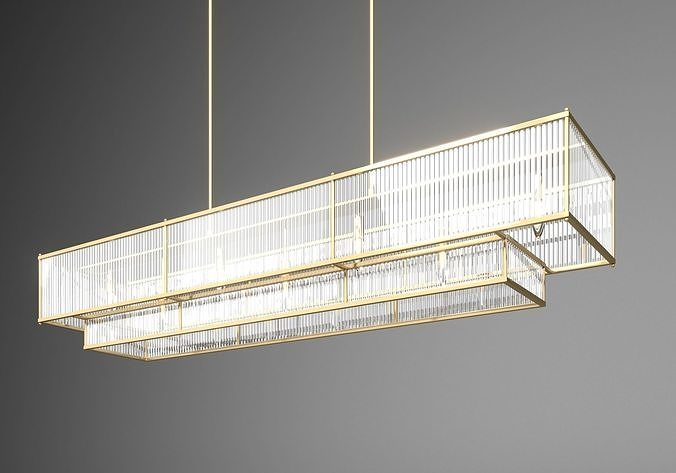MARAIS LINEAR CHANDELIER 3D model