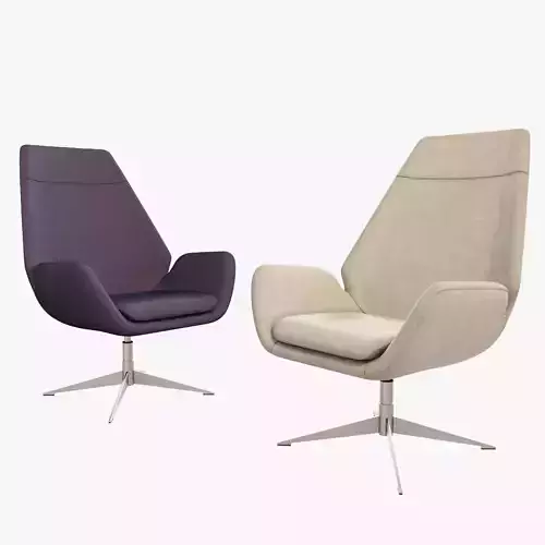 Conexus High Back Upholstered Lounge Chair