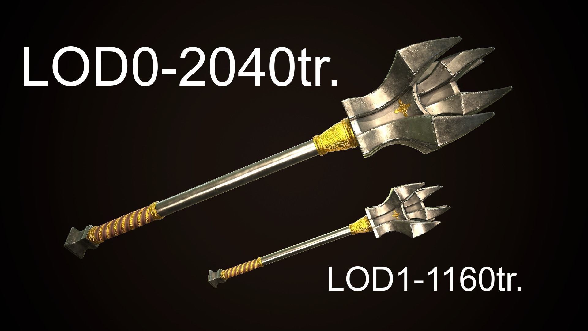 Collection of maces _45