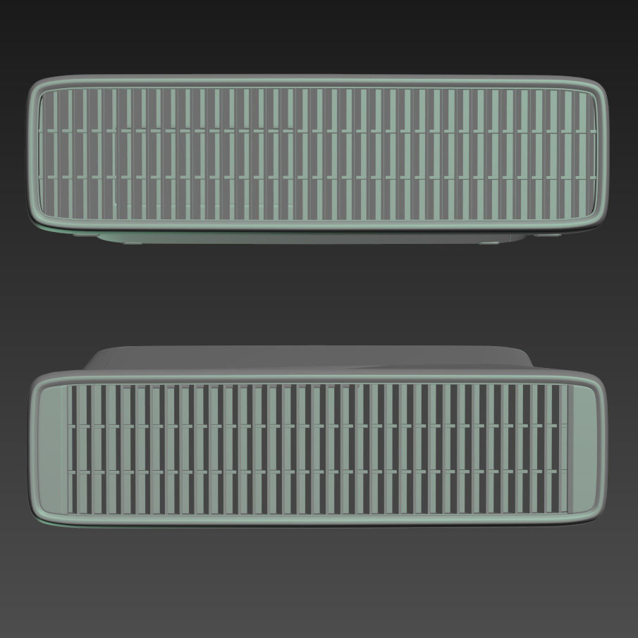 Microsoft Xbox 360 Slim 3D model_16