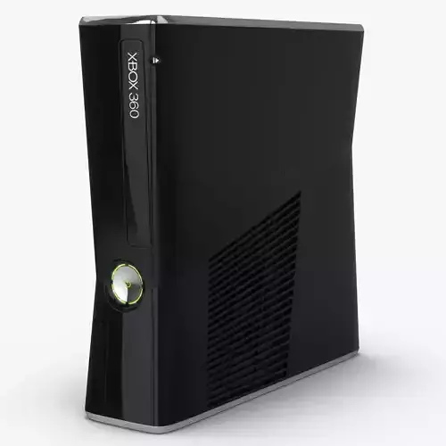 Microsoft Xbox 360 Slim 3D model