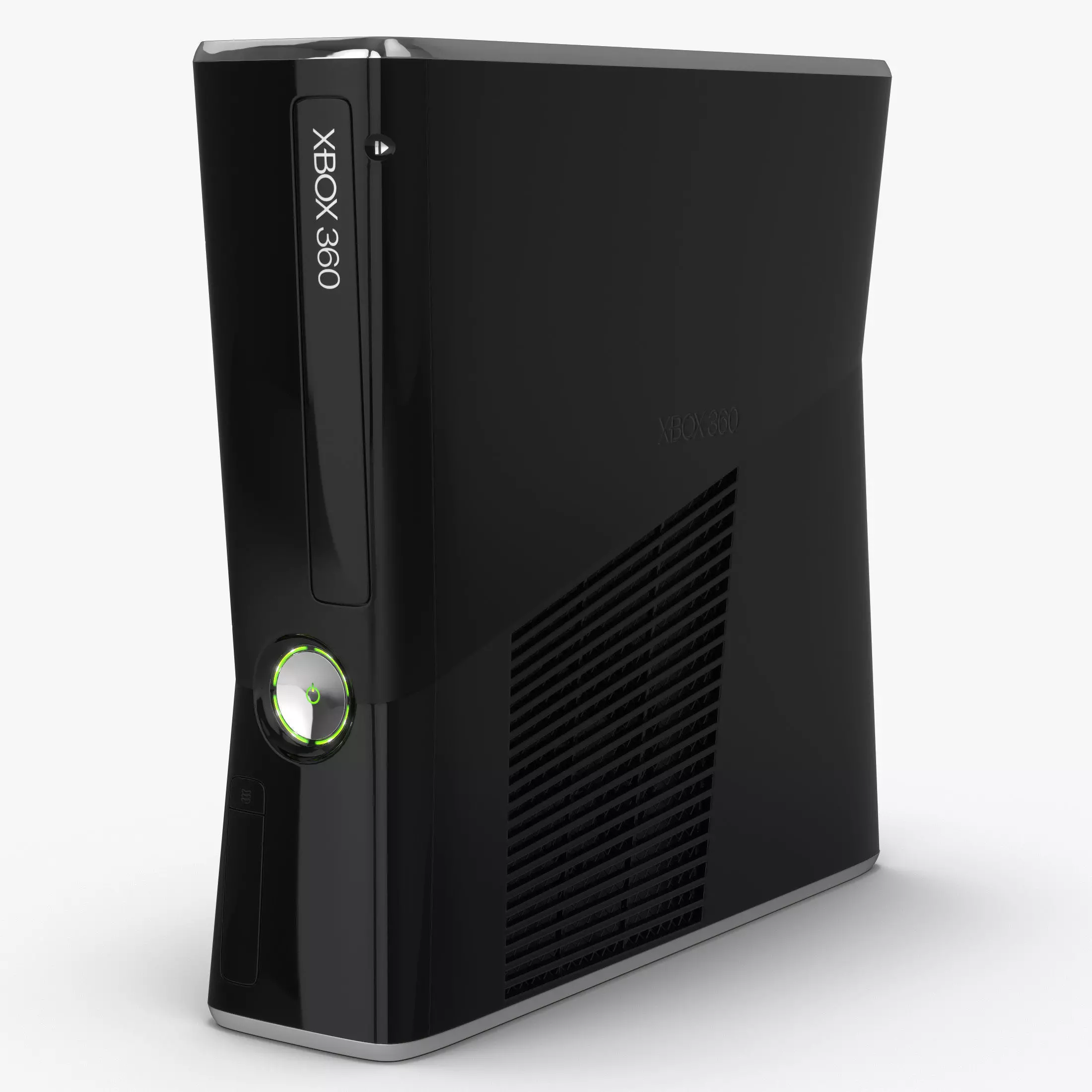 Microsoft Xbox 360 Slim 3D model_0