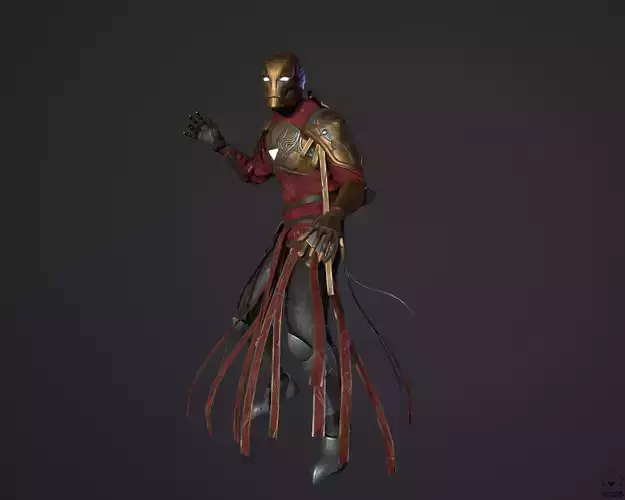 Sorcerer iron man in costume