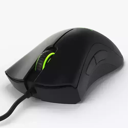 Razer DeathAdder Chroma 3D model