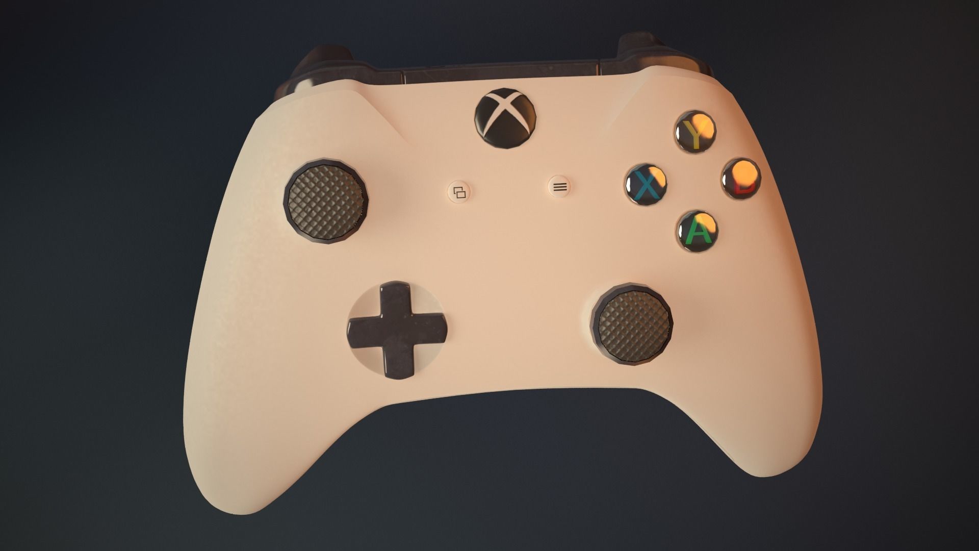 Xbox One S Controller Low-poly 3D model_13