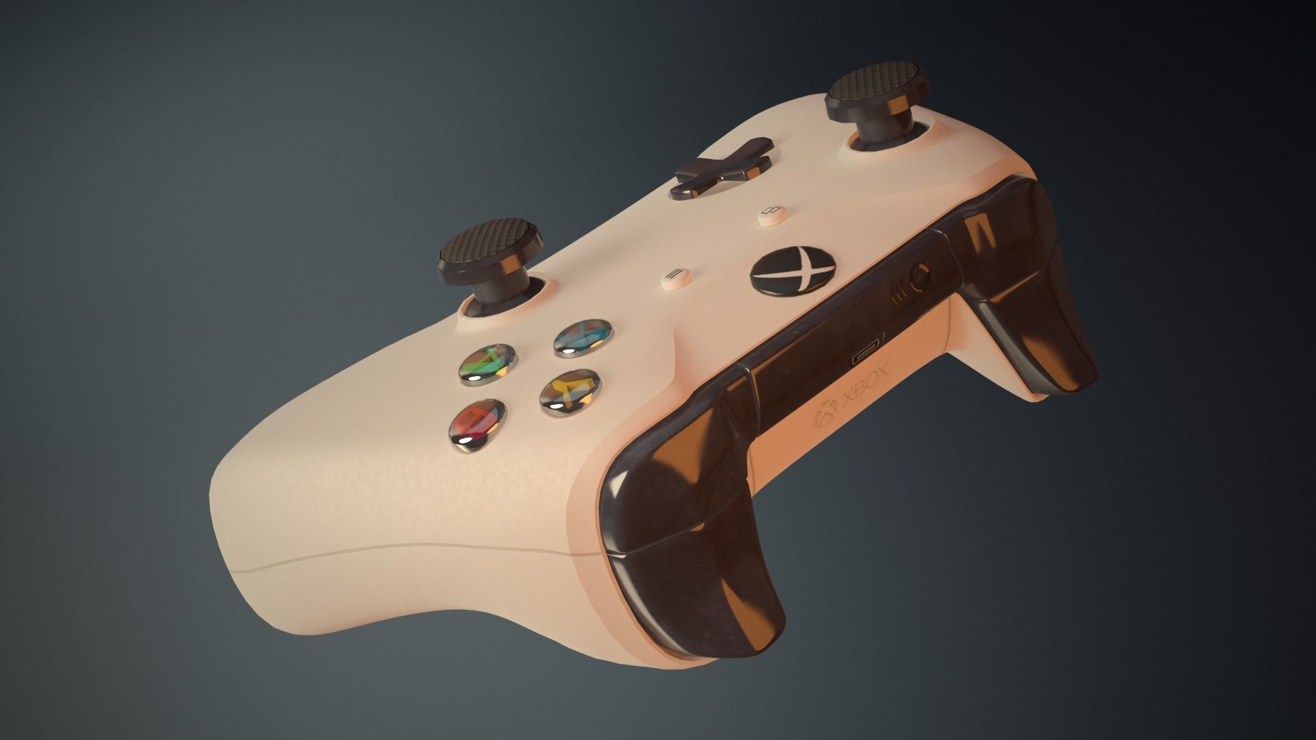 Xbox One S Controller Low-poly 3D model_18