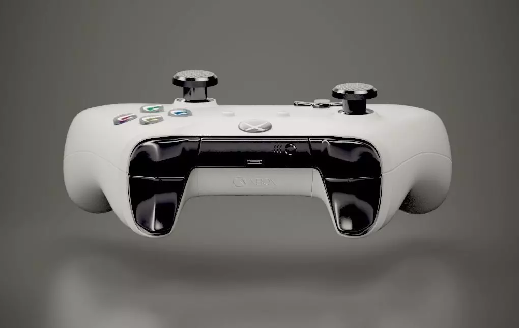 Xbox One S Controller Low-poly 3D model_0