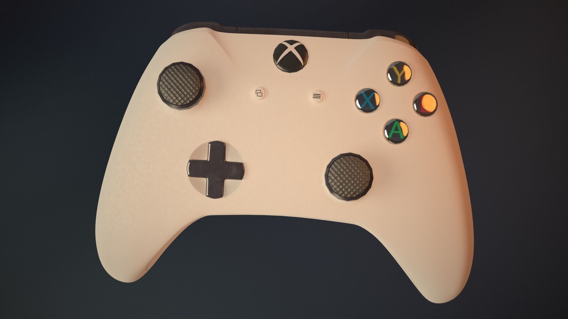 Xbox One S Controller Low-poly 3D model_15