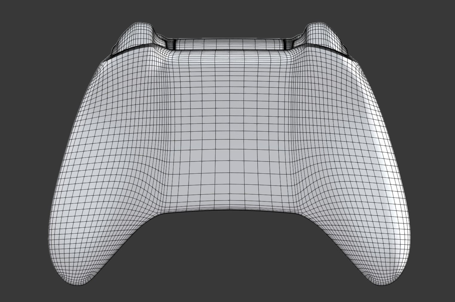 Xbox One S Controller Low-poly 3D model_4