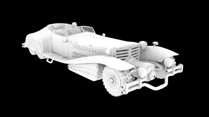 JEEP 3D GAME ASSET MODEL