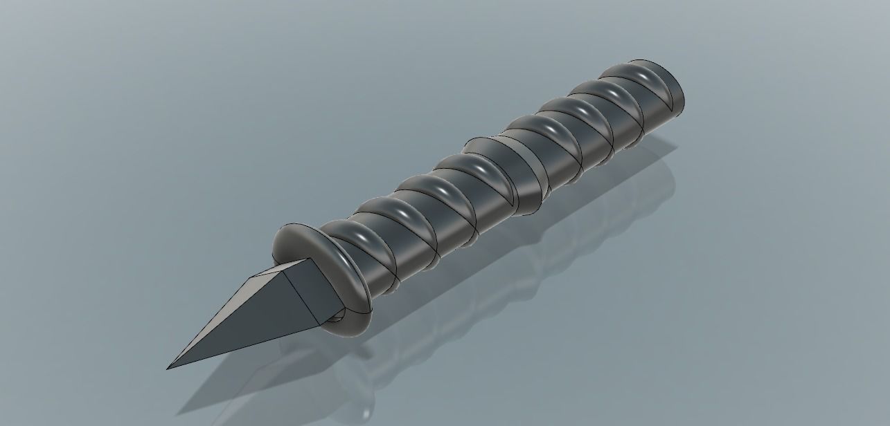 Tachibana screw 3D print model_3