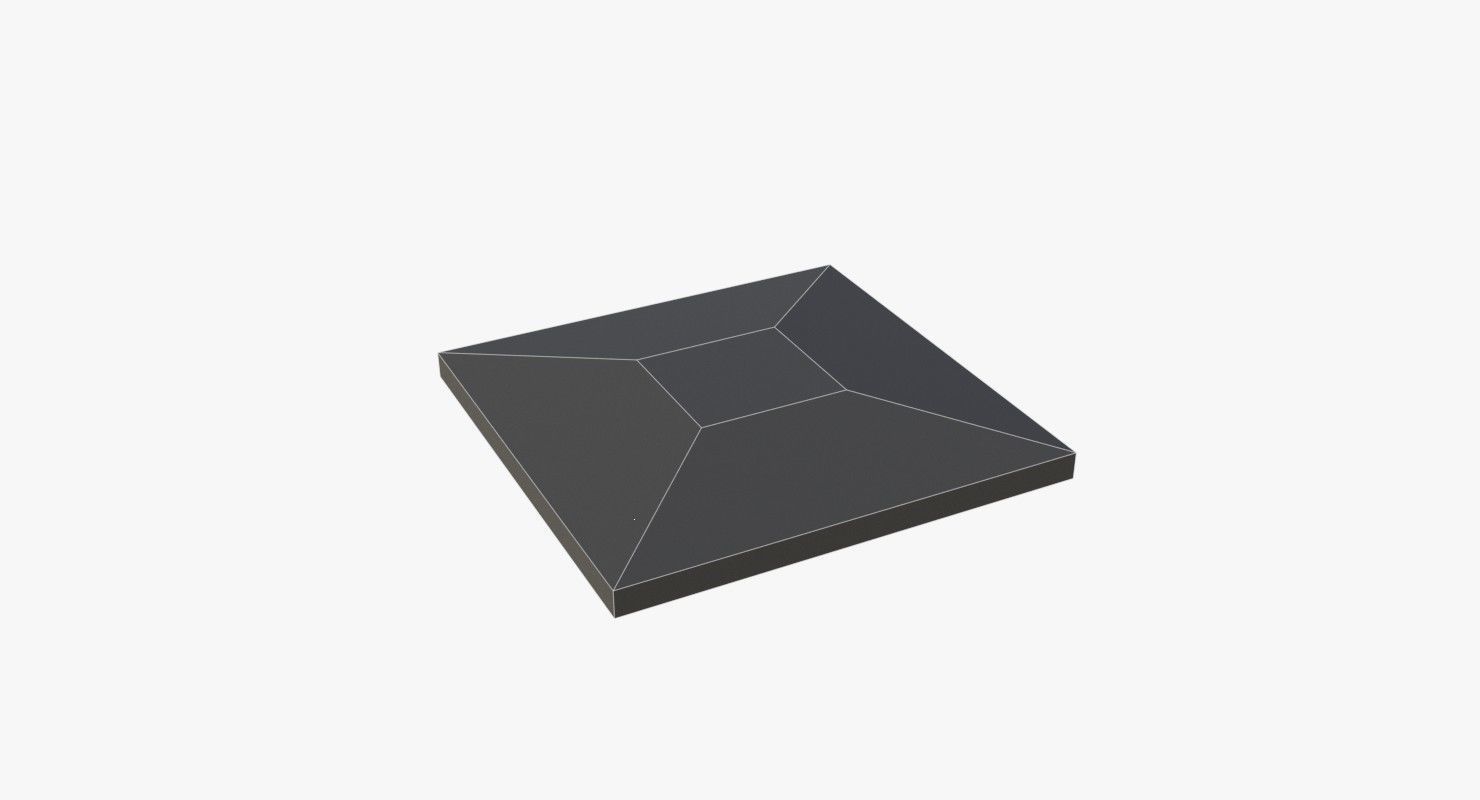 Modular Old Industrial Building Asset Low-poly 3D model_61