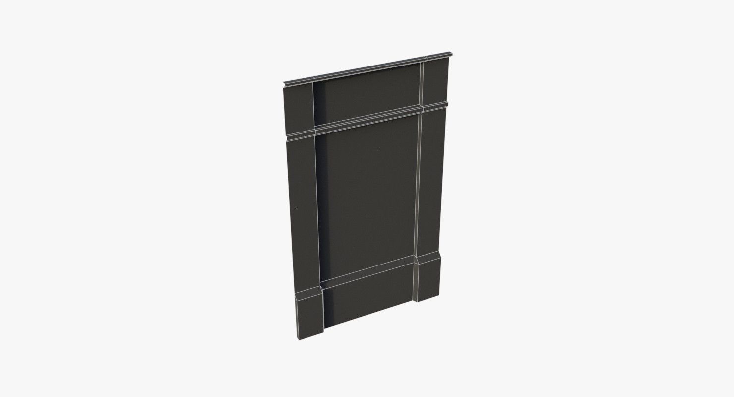 Modular Old Industrial Building Asset Low-poly 3D model_35