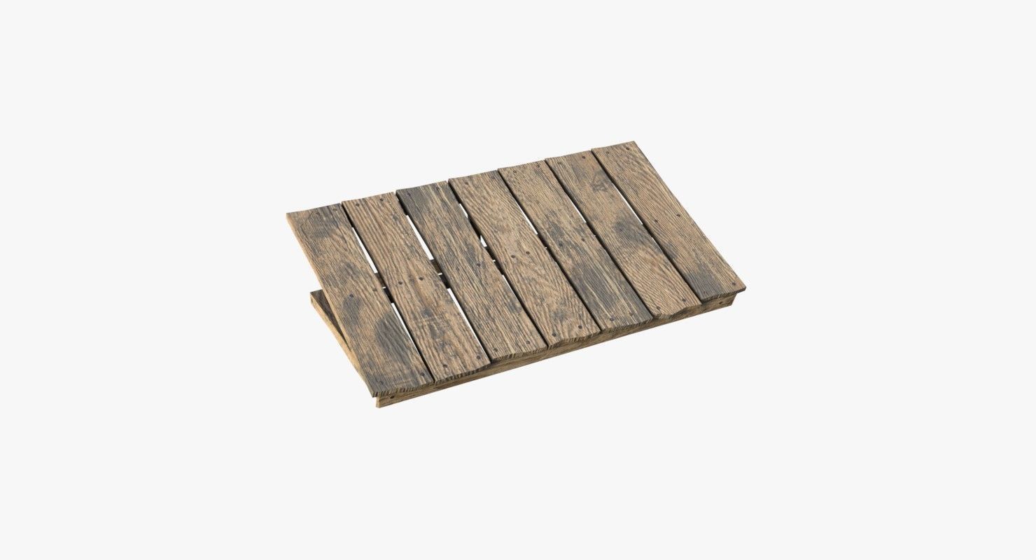 Modular Old Industrial Building Asset Low-poly 3D model_68