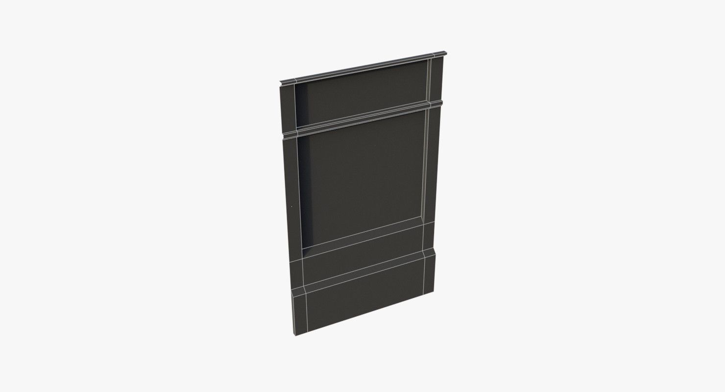 Modular Old Industrial Building Asset Low-poly 3D model_31