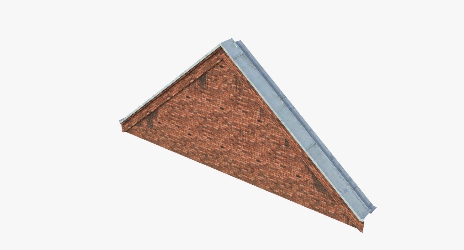 Modular Old Industrial Building Asset Low-poly 3D model_82