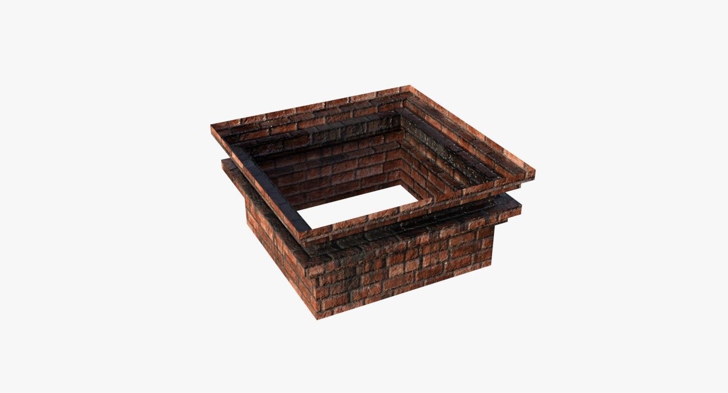 Modular Old Industrial Building Asset Low-poly 3D model_58