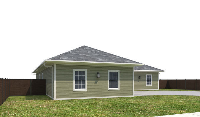 House-128 3D model 4