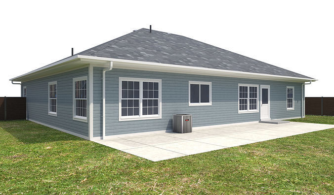 House-130  3D model 5