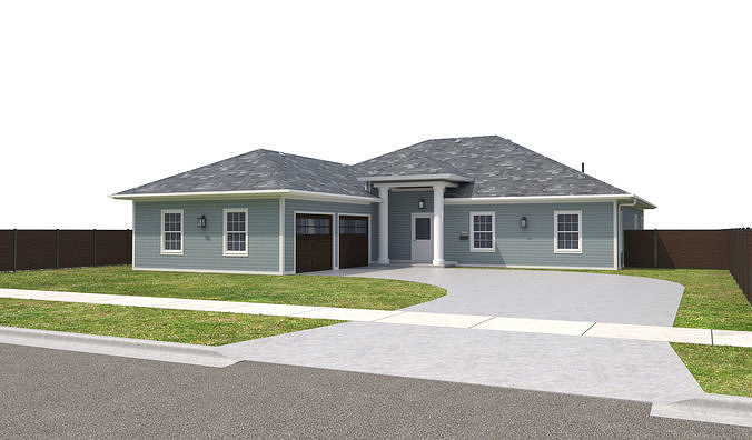 House-130  3D model 3