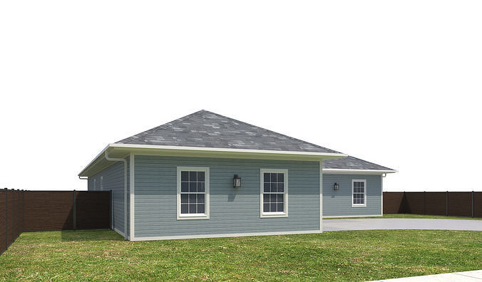House-130  3D model 4