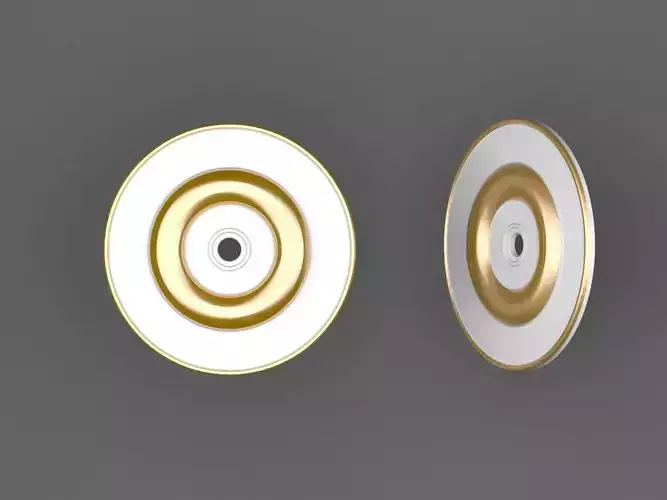 Room ceiling medallion emblem engraved flower model