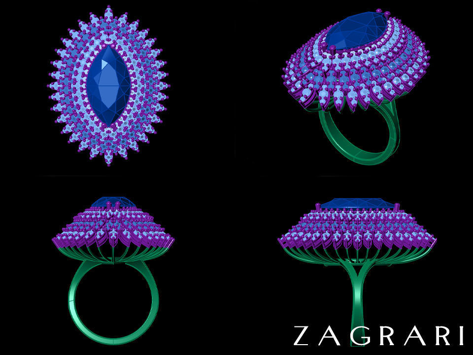 illusion Ring II 3D print model_5