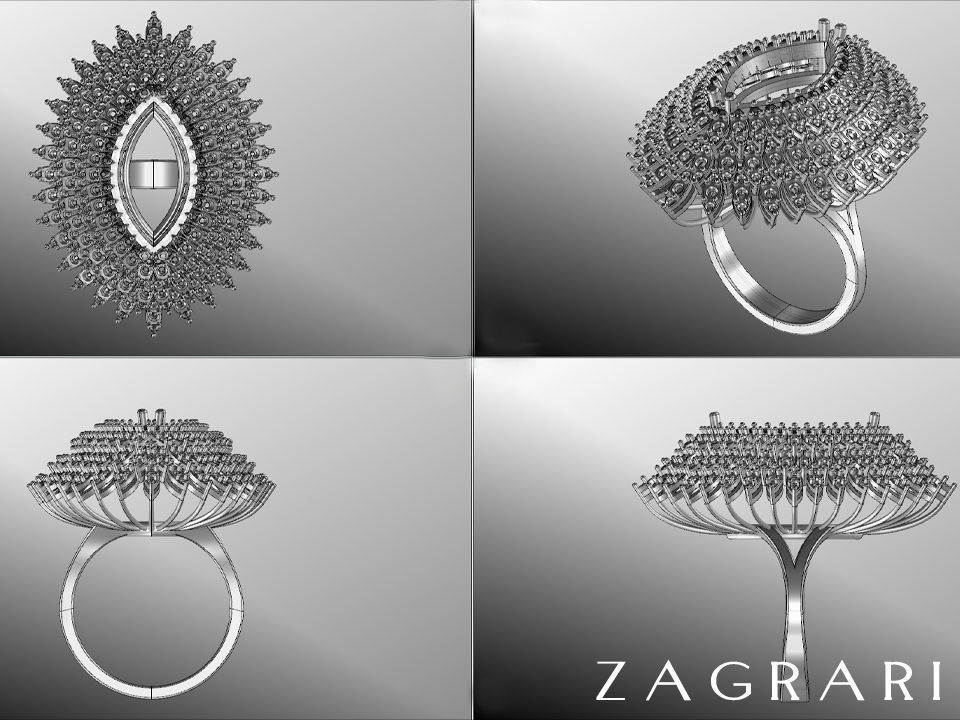 illusion Ring II 3D print model_4