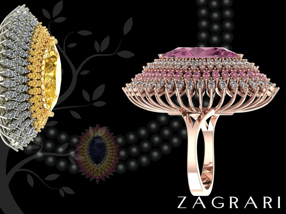 illusion Ring II 3D print model_2