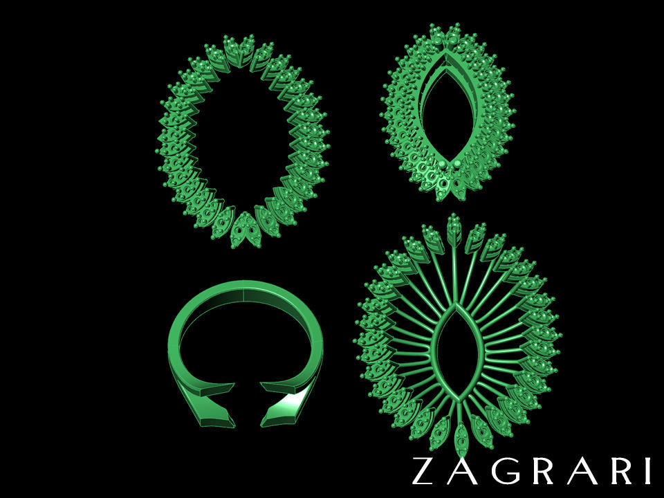 illusion Ring II 3D print model_3