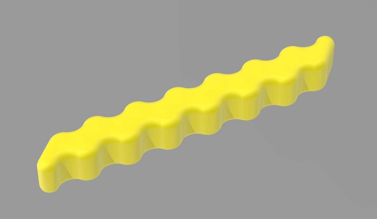 fluted fries  Riffelpommes  easyprint 3D print model_1