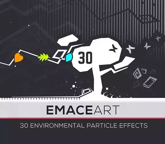 Nature Project - Environmental Particle Effects  Low-poly 3D model